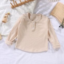 Remera c/Botones BEIGE