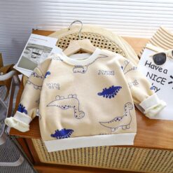 BUZO Dinos Azul Frisado