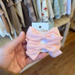 Par hebillas MOÑO ROSA BEBE