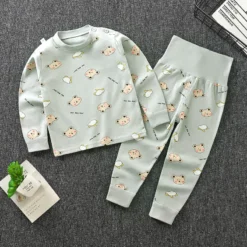 PIJAMA VERDE AGUA OSITOS IMPORTADO