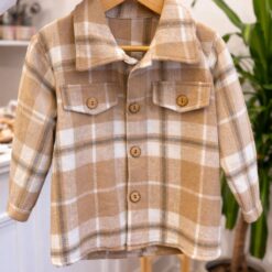 CAMISACO DE PAÑO BEBE beige