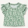 Remera Crop Morley Nena Verde