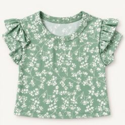 Remera Crop Morley Nena Verde