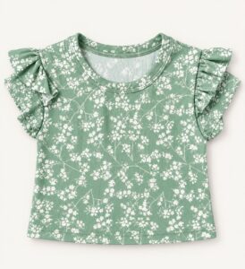Remera Crop Morley Nena Verde
