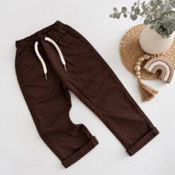 JOGGER CARGO BEBE CHOCOLATE