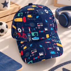 GORRA SUBLIMADA AZUL SKATE