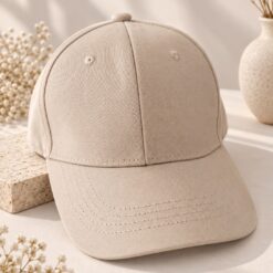 GORRA LISA BEIGE