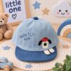 GORRA BEBE PERRITO CELESTE