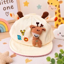 GORRA BEBE JIRAFA CRUDA