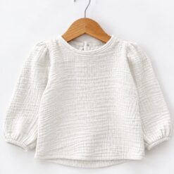 BLUSA PRINCESA BEBA BLANCA