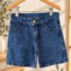SHORT DE JEAN UNISEX AZUL