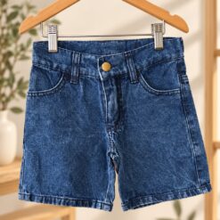 SHORT DE JEAN UNISEX AZUL