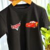REMERA OVERSIZE CARS NEGRA