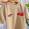 REMERA OVERSIZE CARS BEIGE