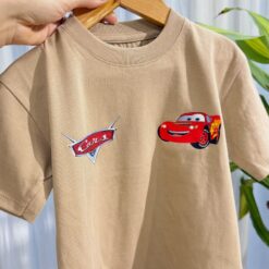 REMERA OVERSIZE CARS BEIGE