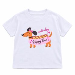 REMERA OVERSIZE SALCHICHA BLANCA