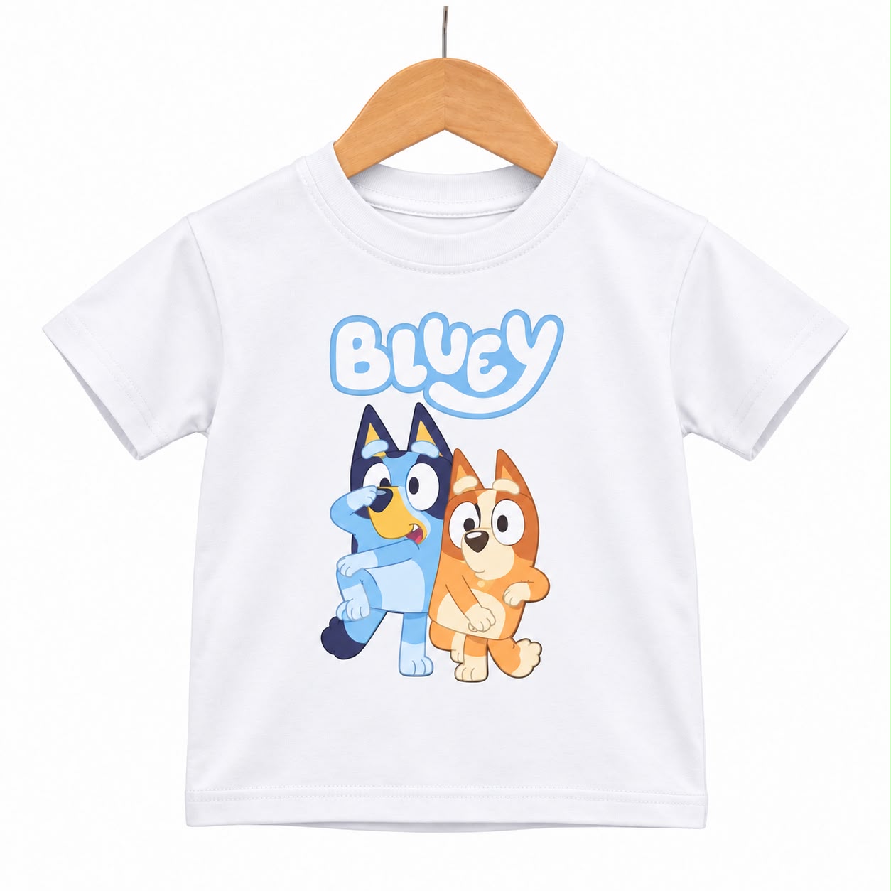 REMERA OVERSIZE BLUEY BLANCA