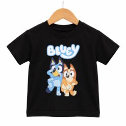 REMERA OVERSIZE BLUEY NEGRA