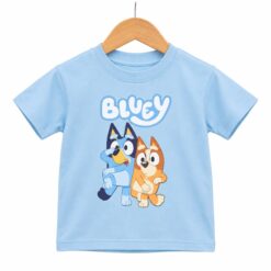 REMERA OVERSIZE BLUEY CELESTE